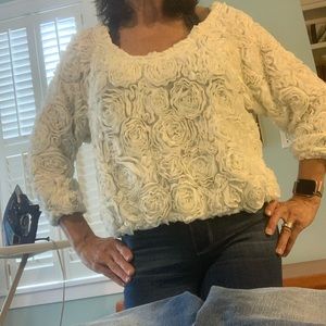 American apparel Unique off the shoulder crop top